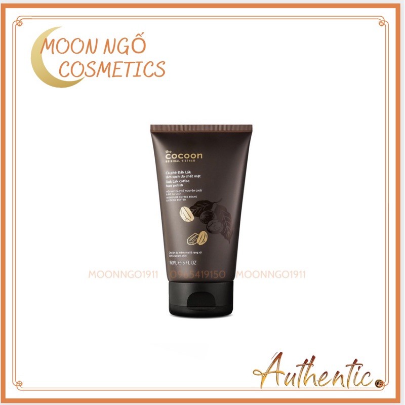 Tẩy Tế Bào Chết Mặt Cofee Đắk Lắk Cocoon 150ml
