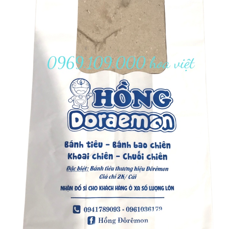 Combo in túi nilon 2 quai siêu thị hàng dày đẹp chất liệu HD 10kg - free thiết kế theo yêu cầu