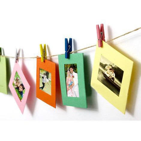 Bộ khung ảnh giấy treo tường Hàn Quốc