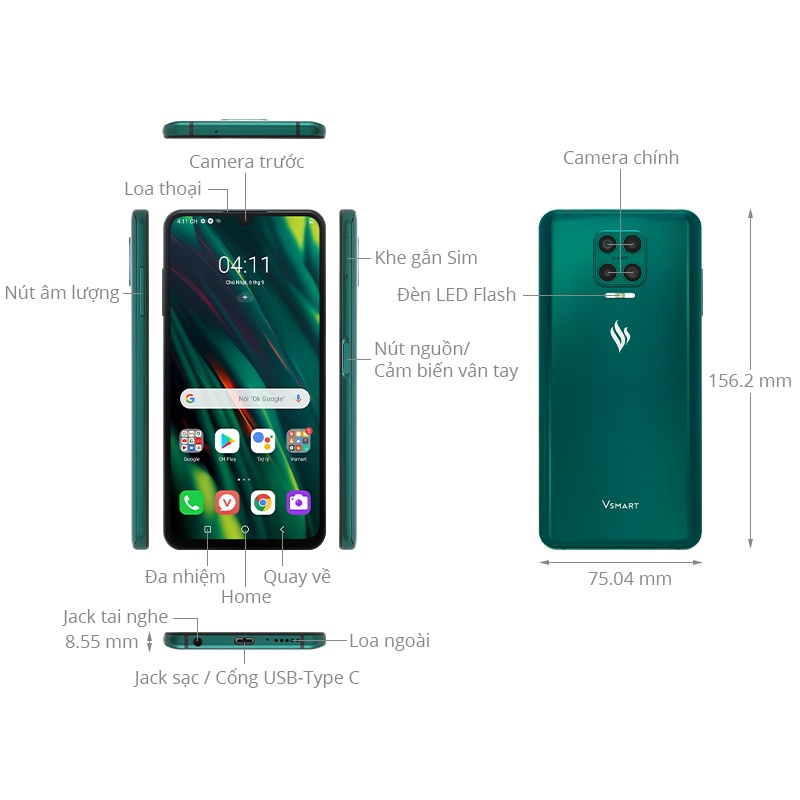 Ốp lưng Vsmart Aris/ Aris Pro in hình nhiều mẫu đẹp P1