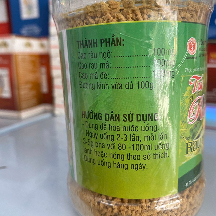 Trà Râu Ngô – Rau Má – Mã Đề, hỗ trợ thanh nhiệt giải độc cơ thể, hỗ trợ lợi tiểu, mát gan