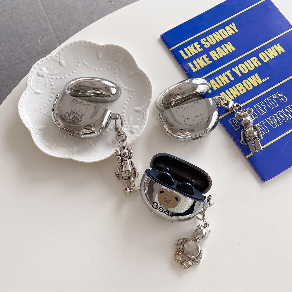 Vỏ Bảo Vệ Hộp Sạc Tai Nghe OPPO ENCO air Bằng tpu Mềm Mạ Điện Chống Sốc Họa Tiết Hoạt Hình Đáng Yêu