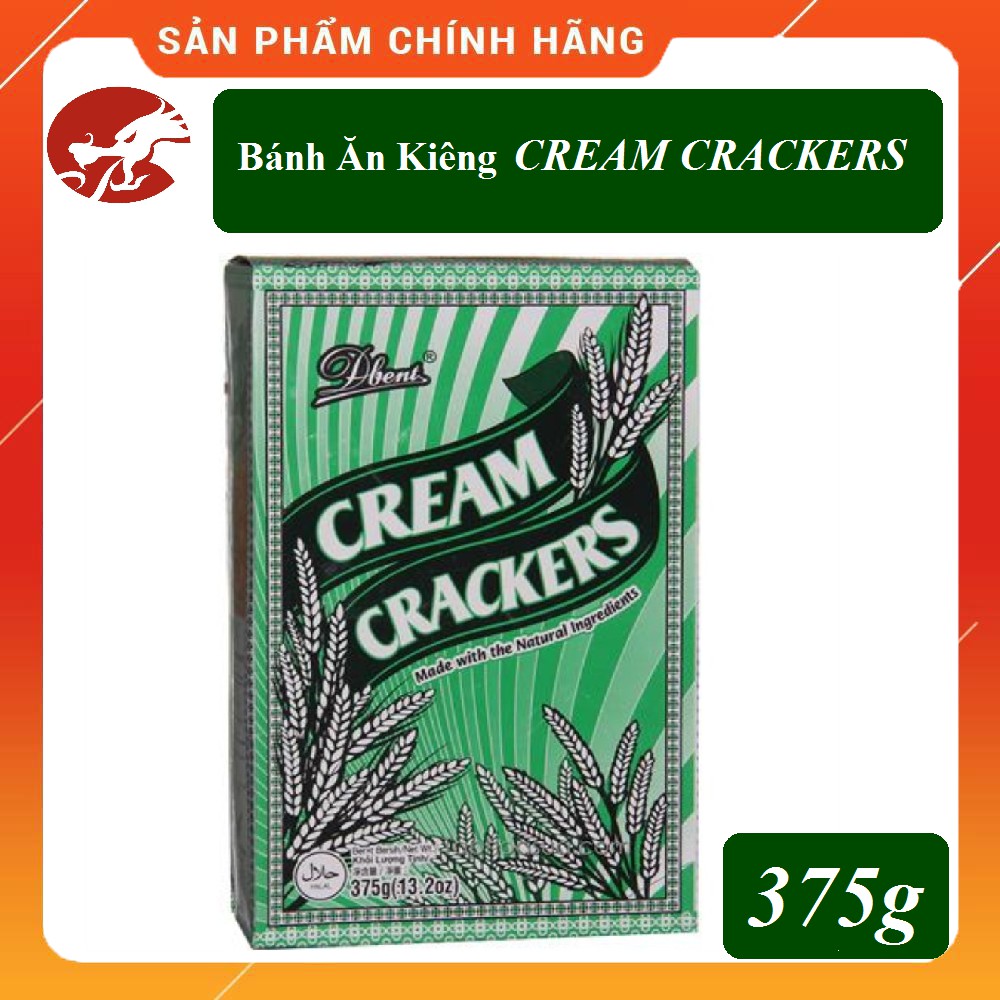 Bánh Ăn Kiêng Lúa Lạt Dbent Cream Crackers (Hộp 375g)