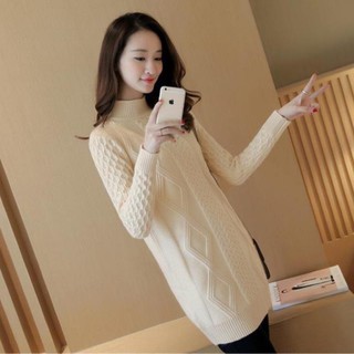 Áo Len Dáng Dài Hàn Quốc MSNN1471