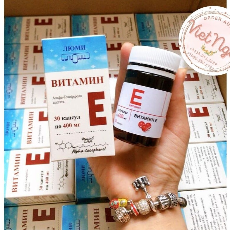 Combo sỉ 10 lọ Vitamin e đỏ Nga hàm lượng 400mg | BigBuy360 - bigbuy360.vn