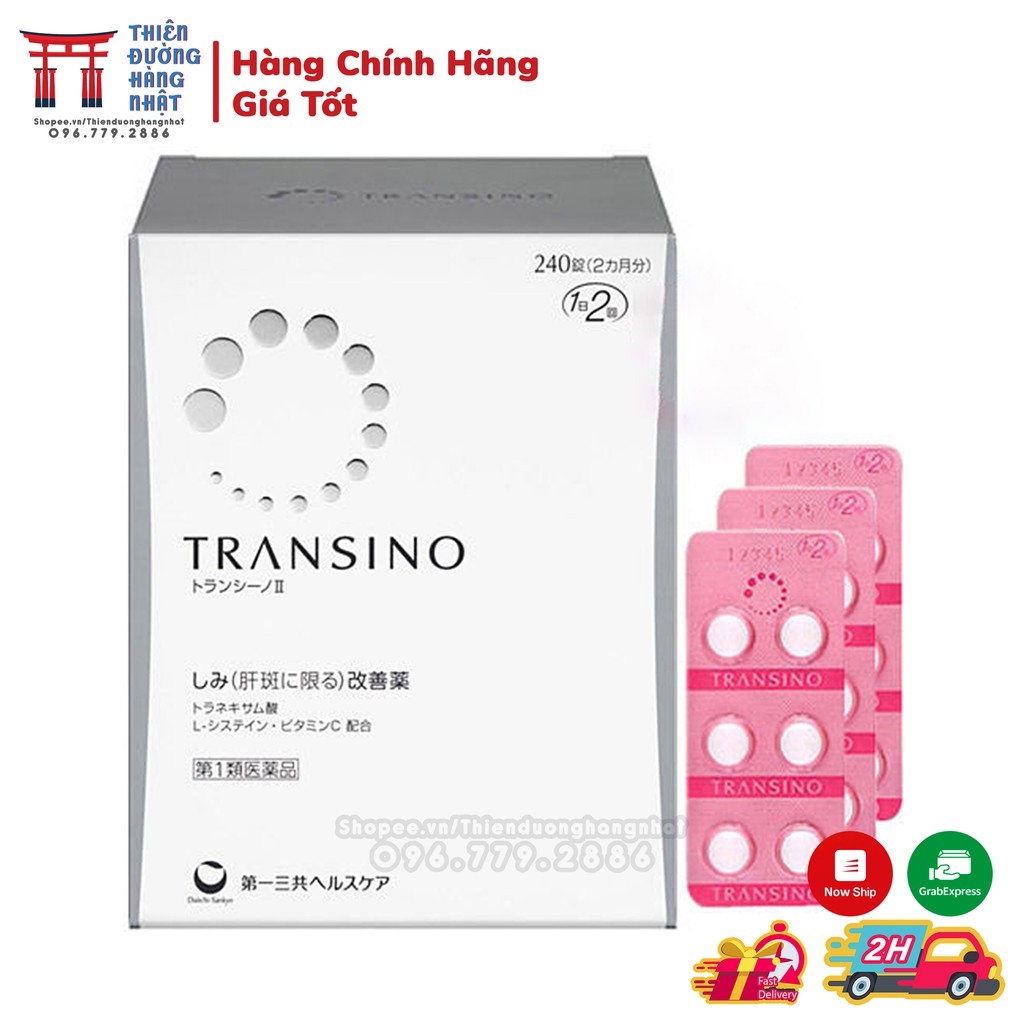 Viên sáng da Transino White C Clear Nhật