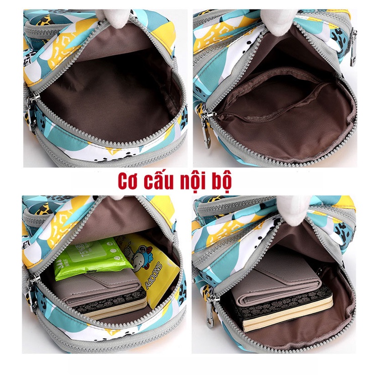 Túi Đeo Chéo Đựng Điện Thoại Cỡ Lớn Bằng Nylon Thời Trang Cho Nữ