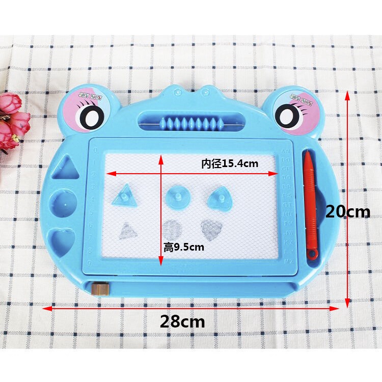 Bảng vẽ từ tính kèm bút cho bé tập vẽ, bảng xoá nam châm tiện lợi  Kumi toys