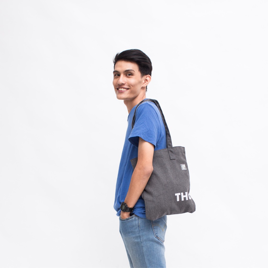 Jamlos Daily Tote - Túi tote vải canvas in chữ ngày