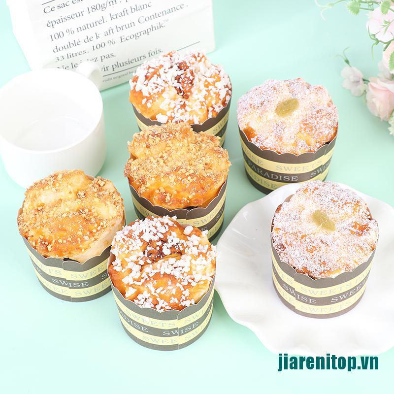 Set 2 Bánh Cupcake Giả Có Nam Châm Gắn Trang Trí Tủ Lạnh