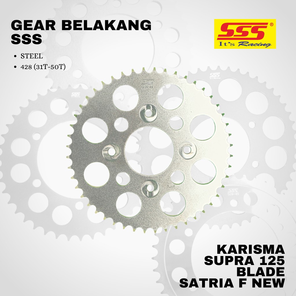 Bánh Răng 125 Lưỡi Dao sss 428 31 32 33 34 35 36 37 38 39 40 41 43 44 45 46 49 509 509 Bằng Thép
