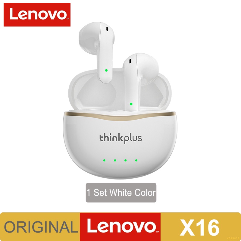 Nguyên bản Lenovo X16 pro TWS Earbuds BT 5.2 Thể thao chống nước Tai nghe Bluetooth chống ồn Tai nghe trong tai có micrô