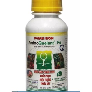 Phân bón lá bổ sung sắt Amino Fe (Biến vàng thành xanh ) lọ 100ml