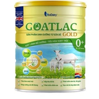 Sữa dê Goatlac Gold 0+ - hộp 800g (dành cho trẻ từ 0 - 12 tháng)