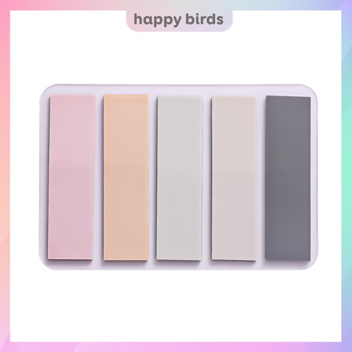 100 miếng giấy sticky note vintage đánh dấu trang phân chia đầu mục, trang trí sổ tay, sách vở, nhật ký/ Giấy note màu