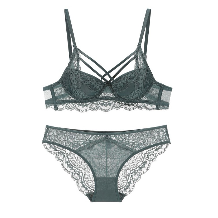 Bộ Đồ Lót Có Gọng Nâng Ngực Ren Lưới Sexy S187