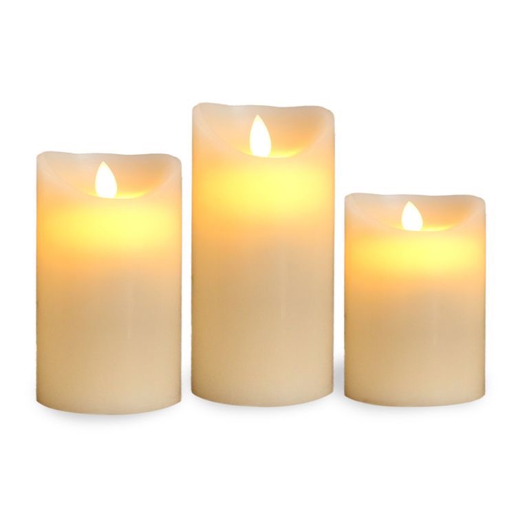 Nến điện tử cỡ lớn trang trí dùng pin Cr2032 Tùng Anh Decor