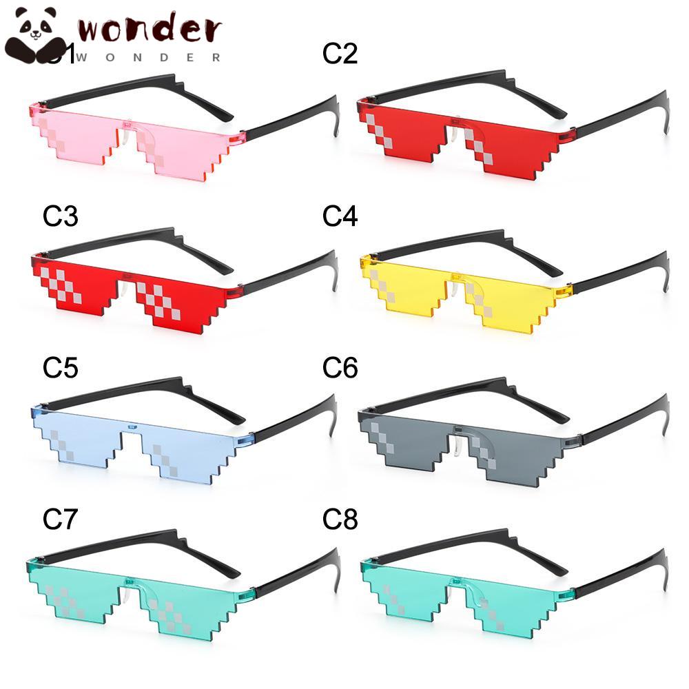 Kính Mát Hóa Trang Robot WONDER Pixelated Cho Nam Và Nữ