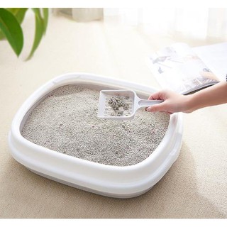 Khay Vệ Sinh Mèo - Khay đựng cát cho mèo đi vệ sinh, tặng kèm xẻng xúc phân mèo - XaxiPet