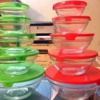 Bộ bát thủy tinh 5 món