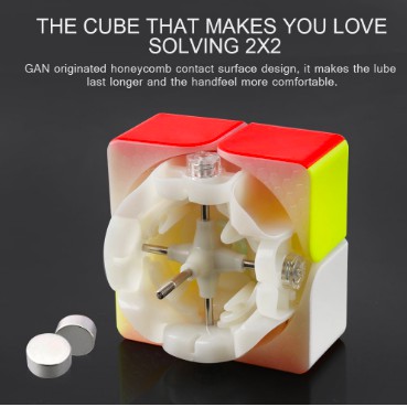 [Mã LIFE0503TOYS1 giảm 10% đơn 150k] Rubik 2x2 Gan 249 V2 M 2x2x2 Thường / Có Nam Châm