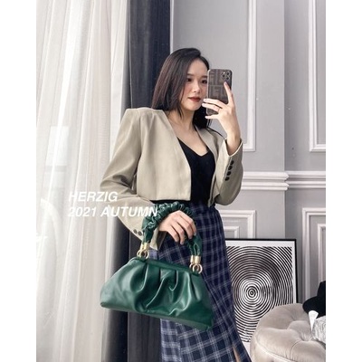 Áo vest cổ V croptop không cúc - A3184 | BigBuy360 - bigbuy360.vn