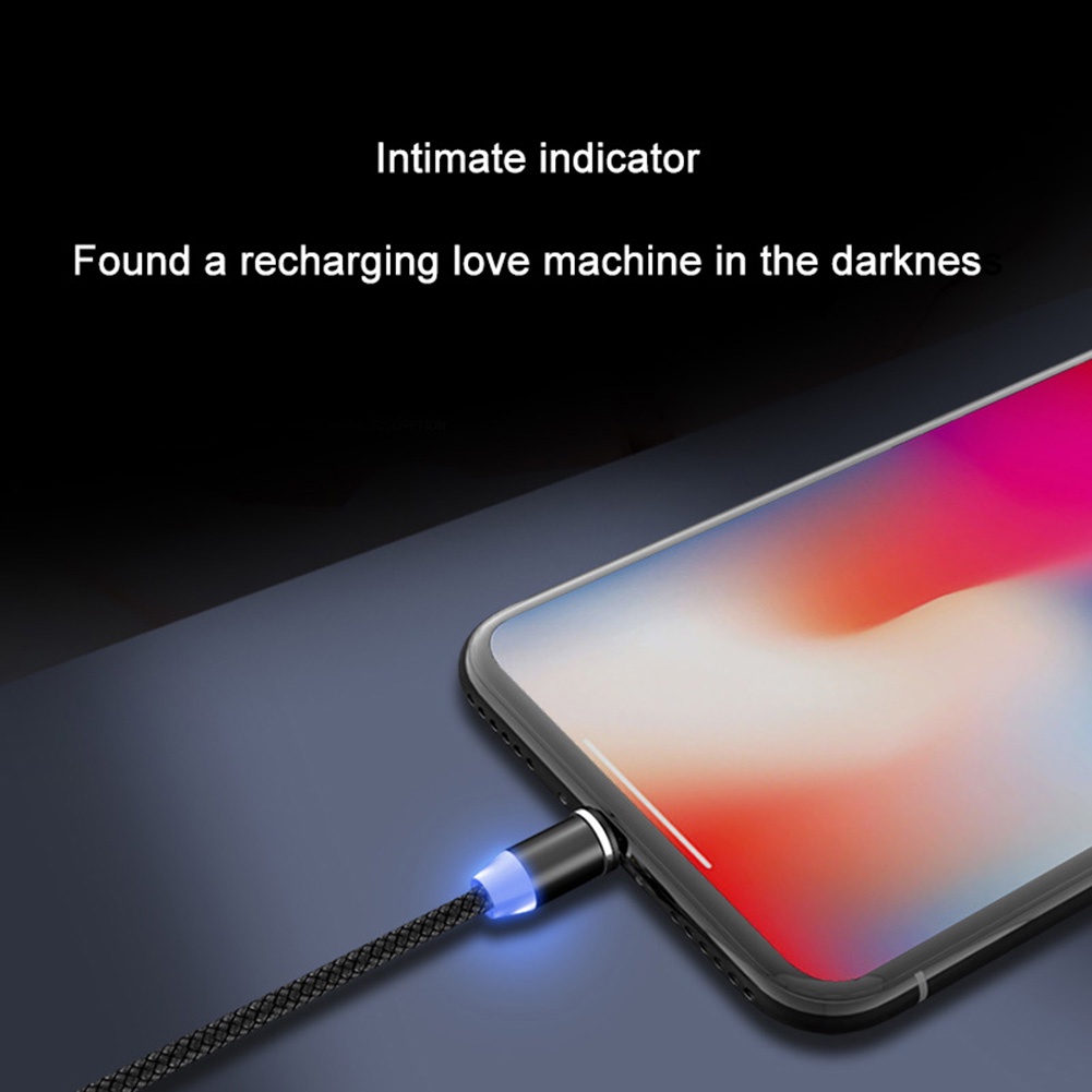 Đầu cắm/ dây cáp sạc nhanh từ tính 1 / 2m 3.1A Micro cổng Usb loại-C thích hợp cho Android