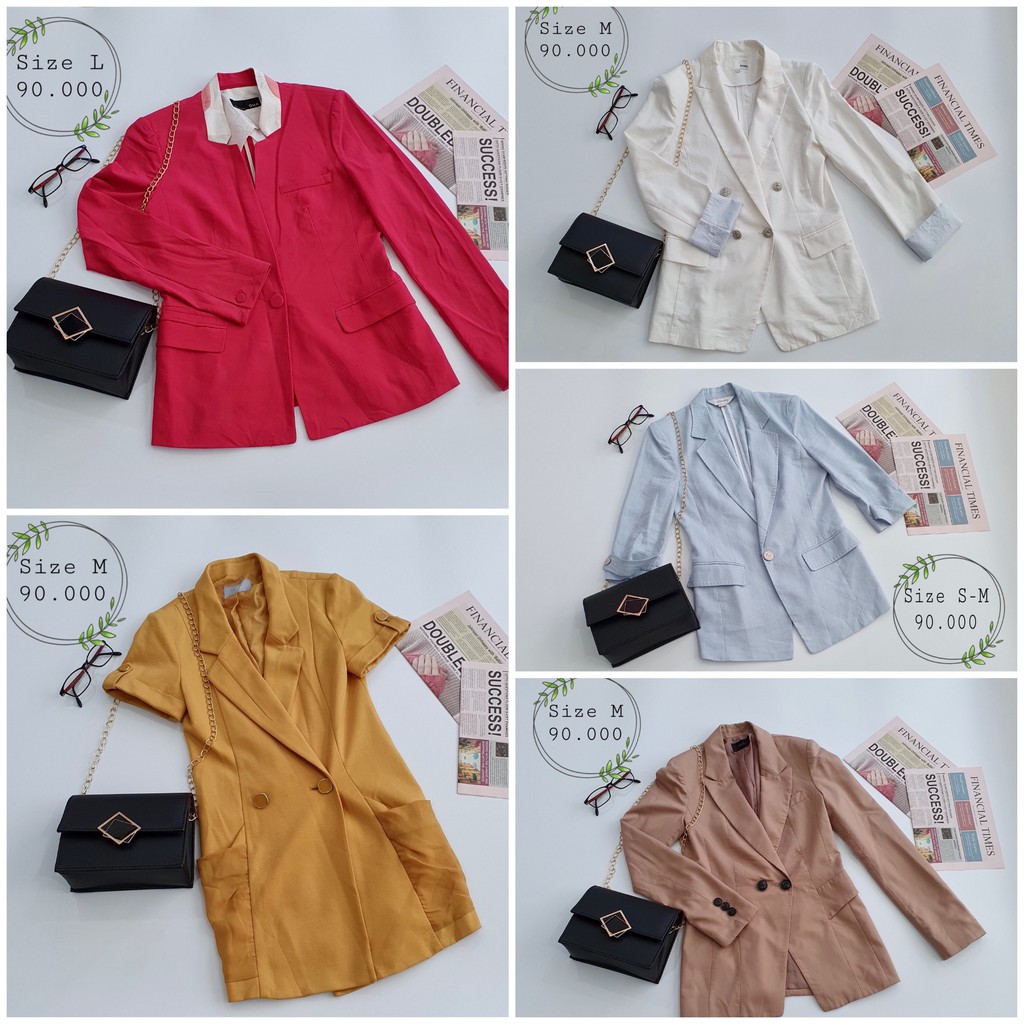 Vest, blazer Hàn - Nhật  đồng giá 90k