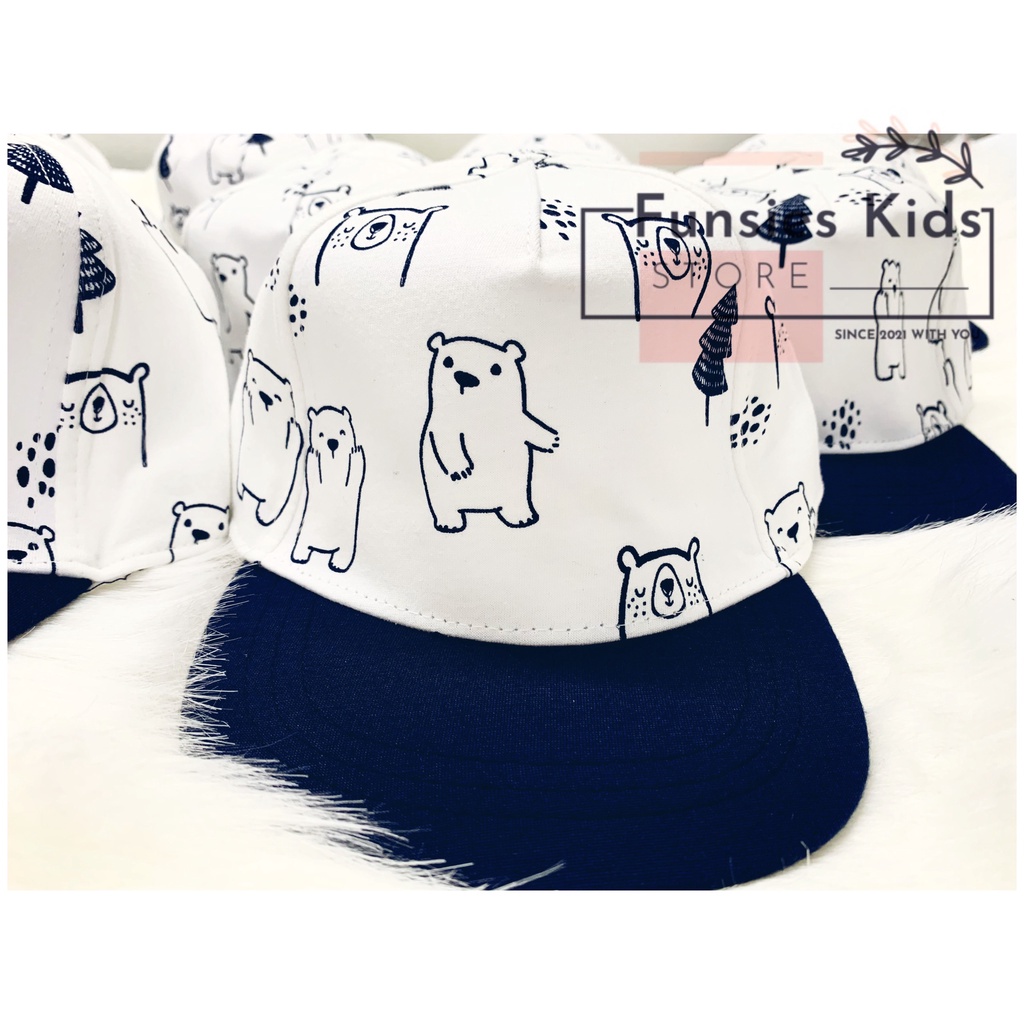 Nón HM snapback cho bé