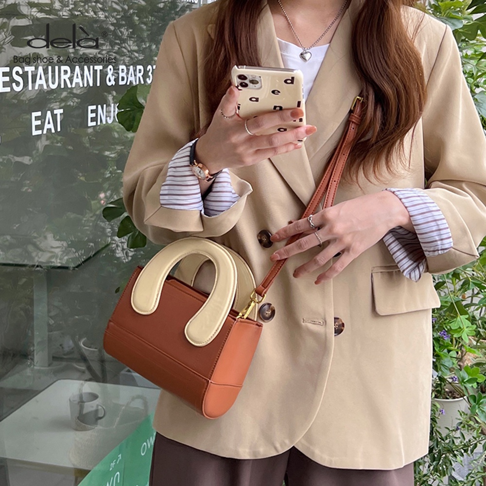 Dela Túi Xách Đeo Vai Phong Cách retro Thời Trang Dành Cho Nữ 2022