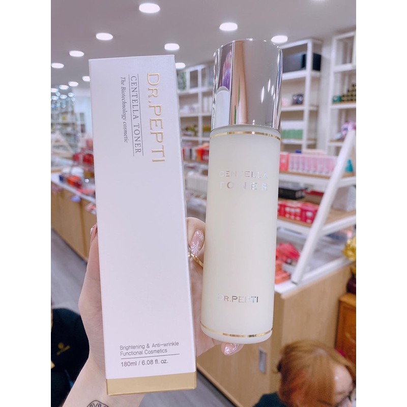 Nước hoa hồng trắng da căng bóng săn chắc da Dr.pepti