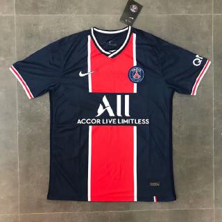 Áo Thun Đá Bóng In Logo Đội Tuyển Jersi 20-21 PSG