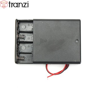 Hộp đế pin AA 4 cell có nắp