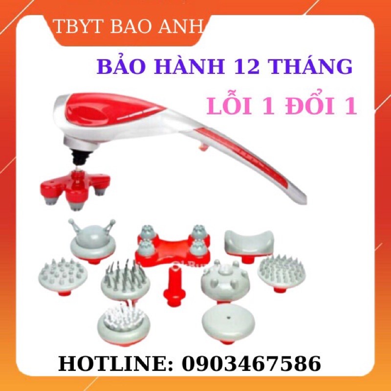 Máy Massage Cầm Tay 10 Đầu King Massager