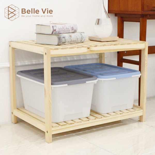 [Xả Kho]Kệ Để Lò Vi Sóng 2 Tầng BELLEVIE Kệ Gỗ Đa Năng Oven Rack 2F