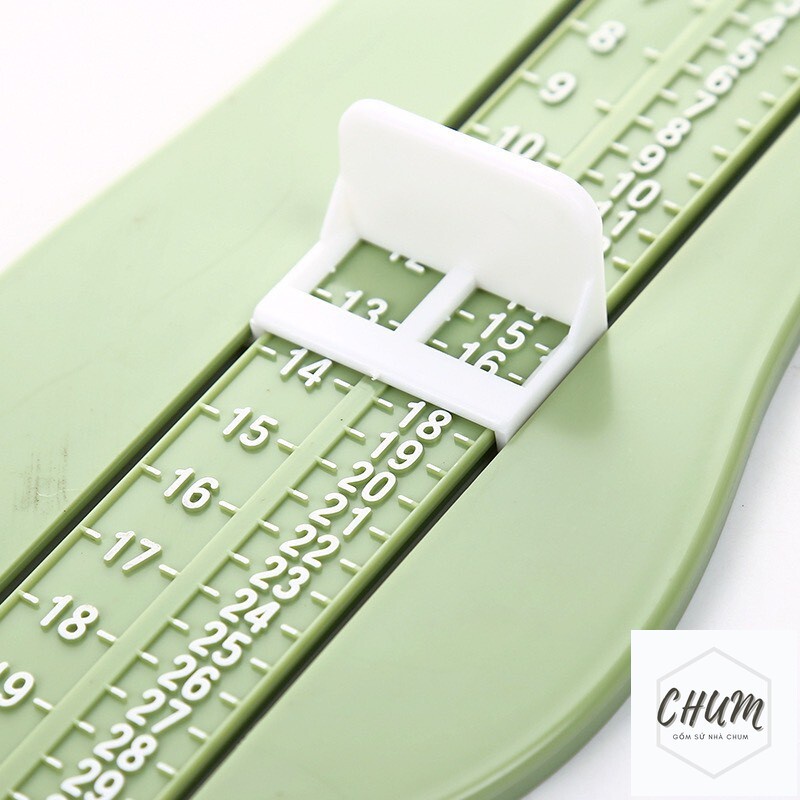 Bộ dụng cụ chuyên dùng để đo kích thước bàn chân cho bé TC5