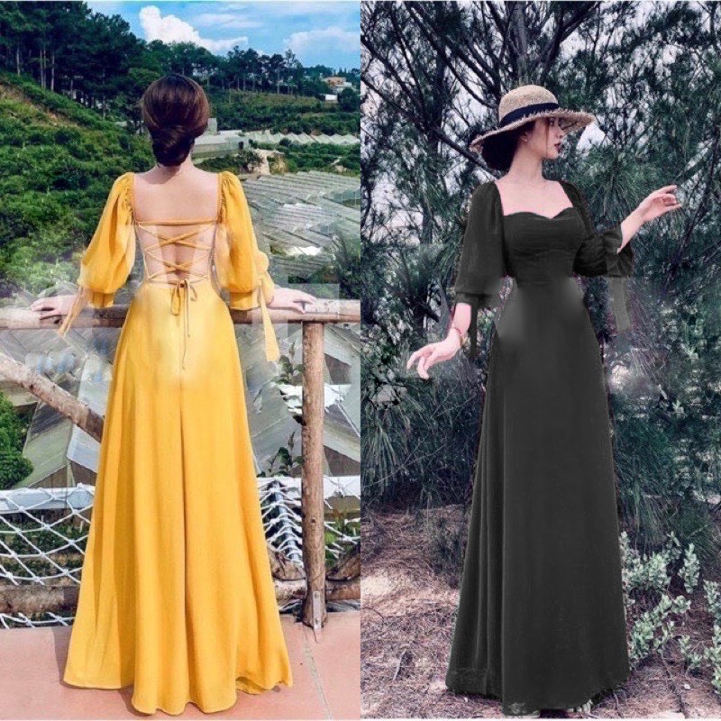Đầm maxi đan dây bigsize 60=>90kg