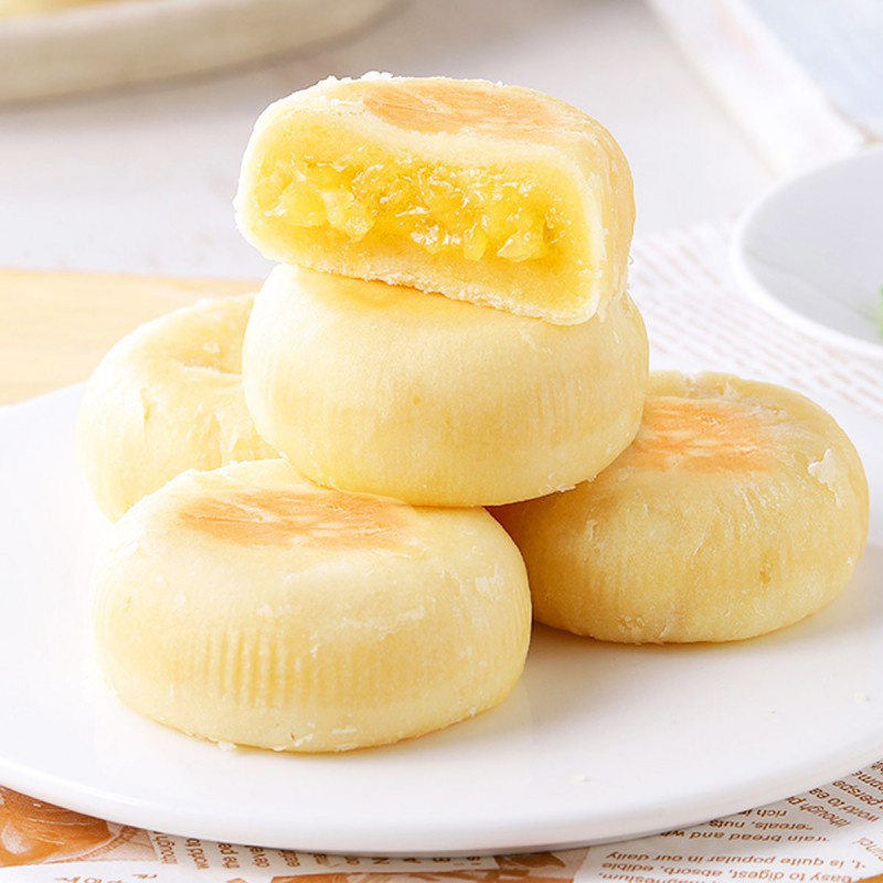 [ Bán lẻ ] 10 cái ( 40g ) bánh soài / bánh sầu riêng ăn đã nghiền