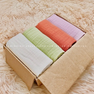 Khăn Mặt Xô Muslin Organic SUMIN Cho Bé
