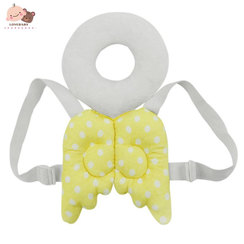 Gối đỡ bảo vệ đầu và lưng cho bé tập bò tập đi thiết kế hình con ong/con bọ/đôi cánh