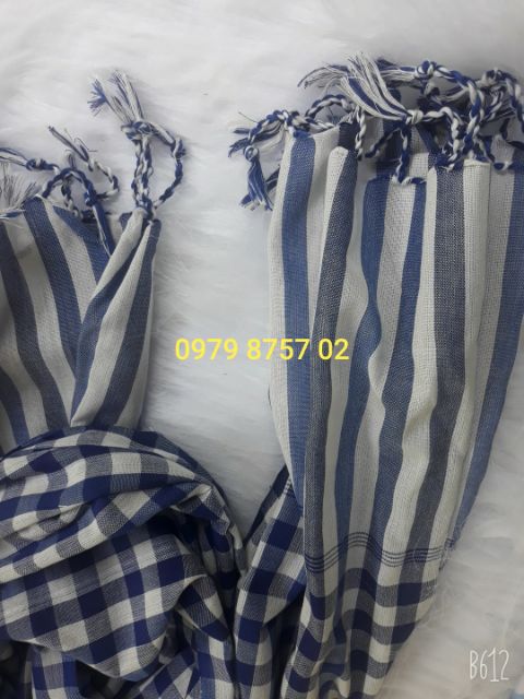 khăn rằn cambodia XANH TRẮNG_ HÀNG ĐẸP DÀY LOẠI 1