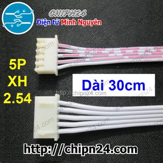 Mua  2 SỢI  Dây bẹ 5p 30cm XH2.54mm (Dây bus  Dây cáp)