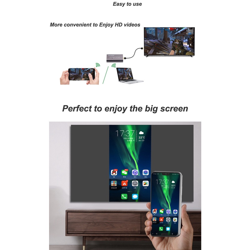 XIAOMI HUAWEI Bộ Chuyển Đổi Tín Hiệu wifi hdmi av tv Cho iphone x 11 12 13 14 15 pro max 15 plus Điện Thoại