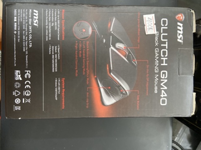 Mouse gaming msi GM40