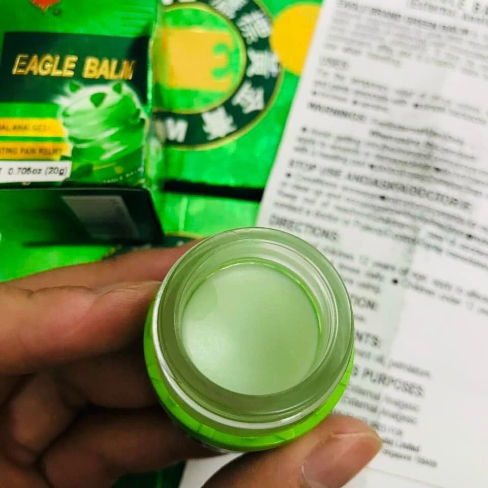 DẦU XOA BÓP CÙ LÀ XANH CON Ó EAGLE BRAND EAGLE BALM 19.8G CHÍNH HÃNG - 10934