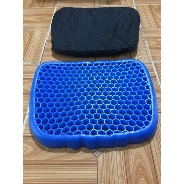 đệm ghế 3D silicon tổ ong cao cấp thoáng khí chống đau mỏi siêu hot