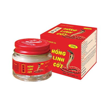 Cao xoa bóp Hồng Linh cốt 20g - Giảm đau, chống viêm, tan bầm tím