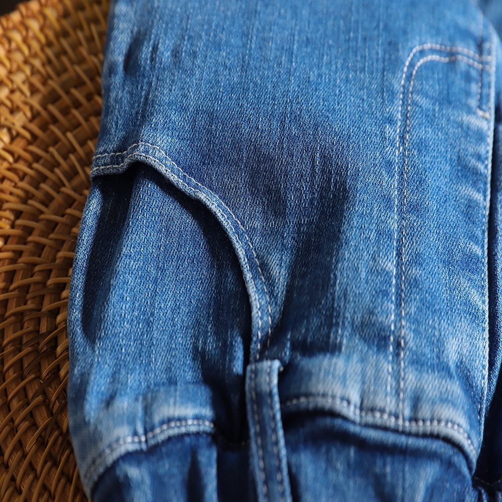 Quần jeans BEAR LEADER ống loe thời trang xuân thu mới cho bé gái 2-6 tuổi