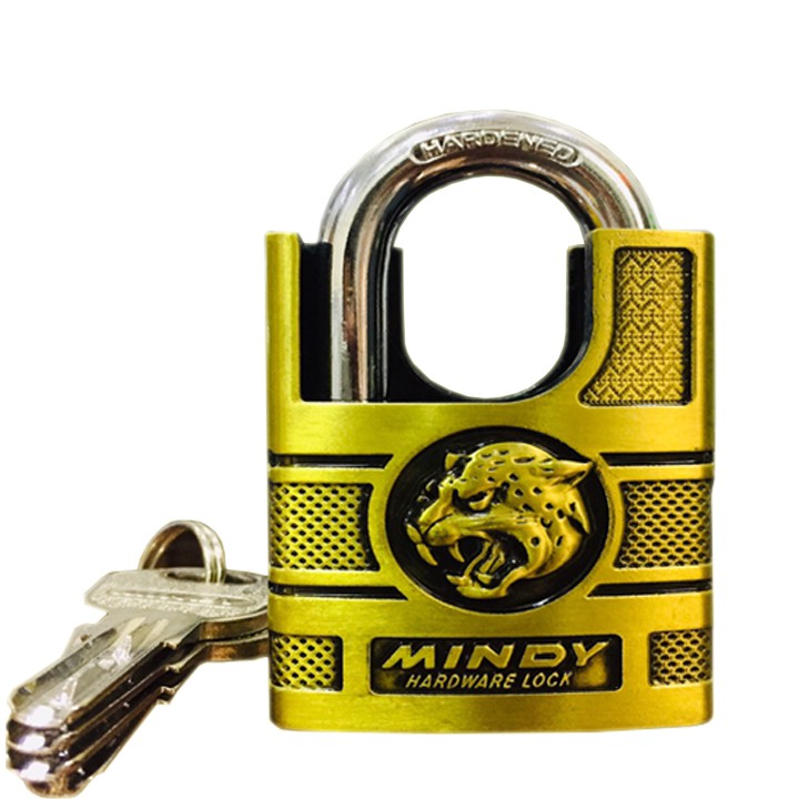 Ổ khóa Mindy 5 phân chống cắt chống trộm bẻ khóa bằng kềm cộng lực giữ bảo vệ an toàn nhà công trình