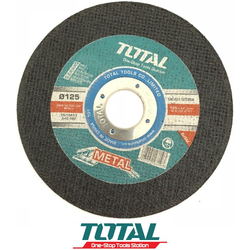 Đĩa cắt kim loại 125mm Metal TOTAL TAC2211253SA